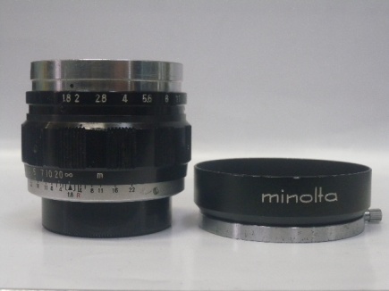 スーパーロッコール5cmF1.8 純正フード付