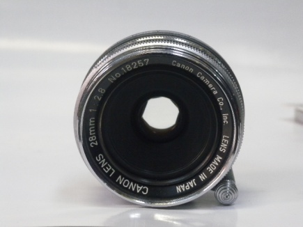 キャノンL28mmF2.8 純正ファインダー